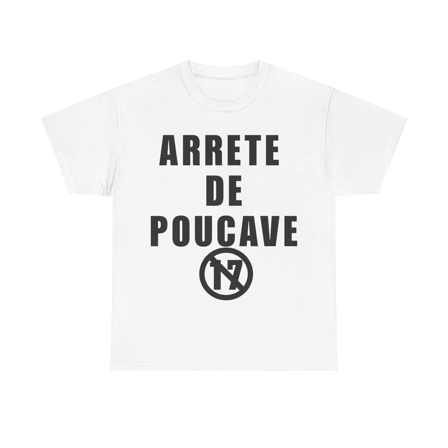 T-shirt Arrête de Poucave Blanc