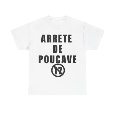 T-shirt Arrête de Poucave Blanc